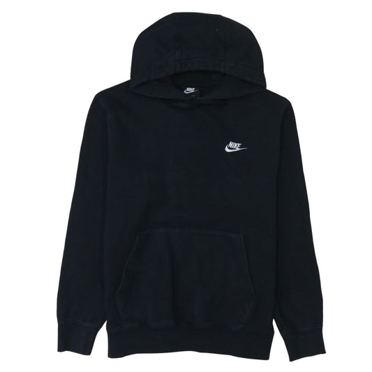 Nike Men’s Black Pullover Hoodie S Regular Fit Fleece Sportswear