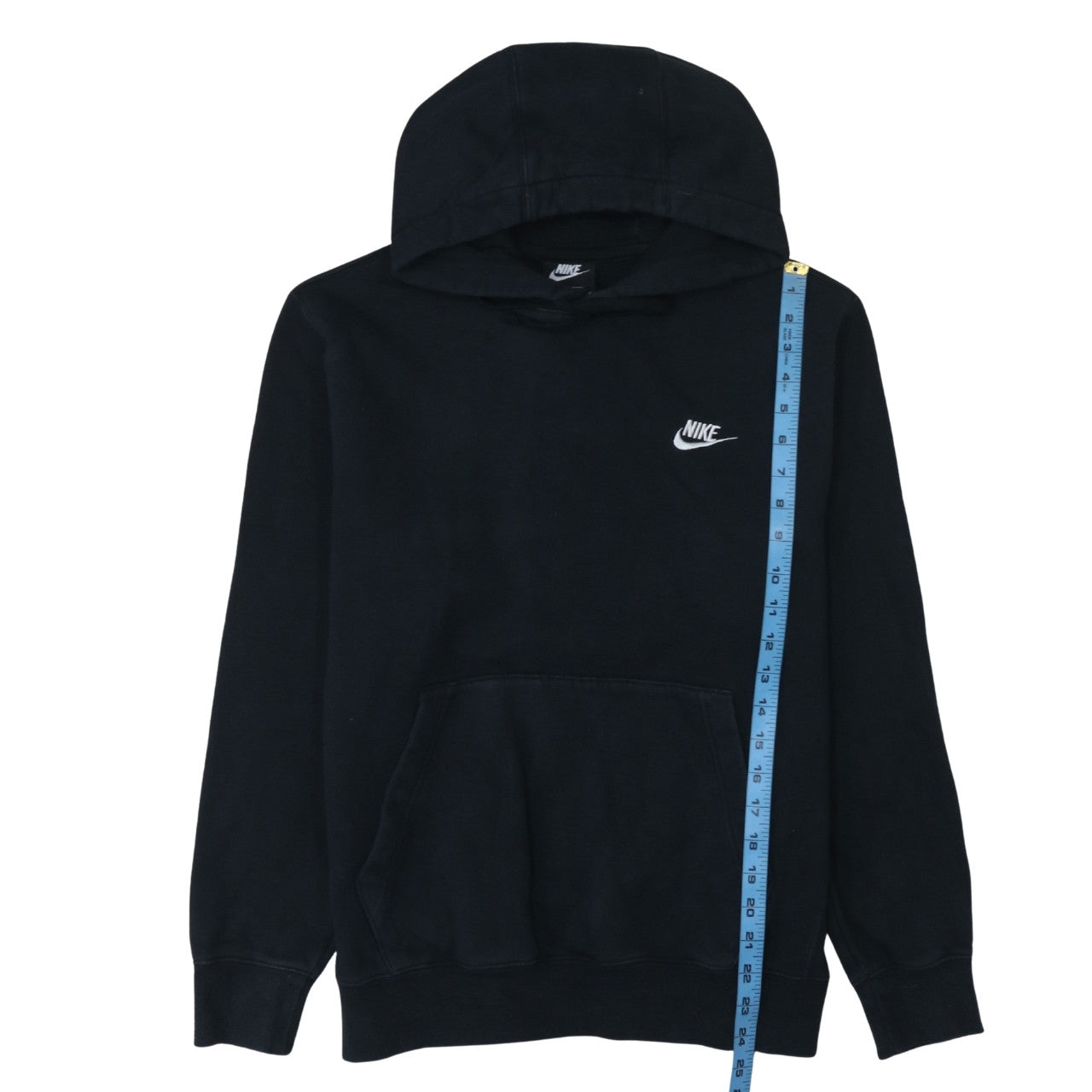 Nike Men’s Black Pullover Hoodie S Regular Fit Fleece Sportswear