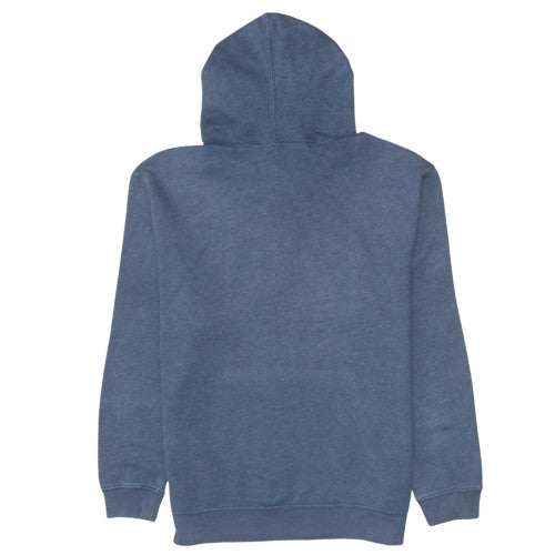 GAP Men Blue Pullover Hoodie L Fleece Lined Classic Logo Style