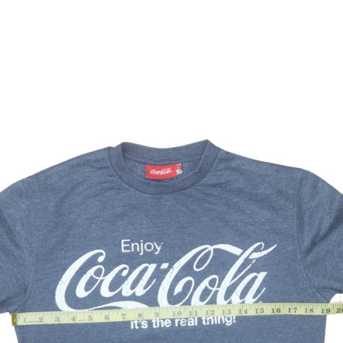 Coca-Cola Men's Blue Pullover Graphic Sweatshirt Size S