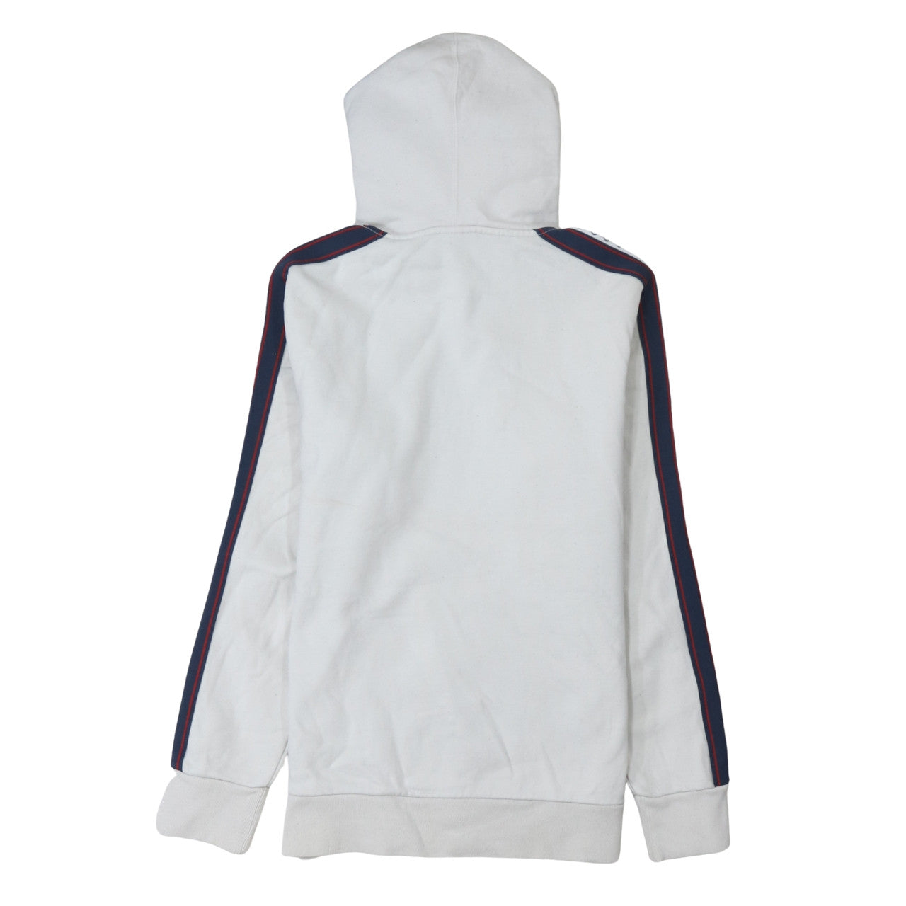 Champion Men's White Pullover Hoodie Medium Logo Stripe