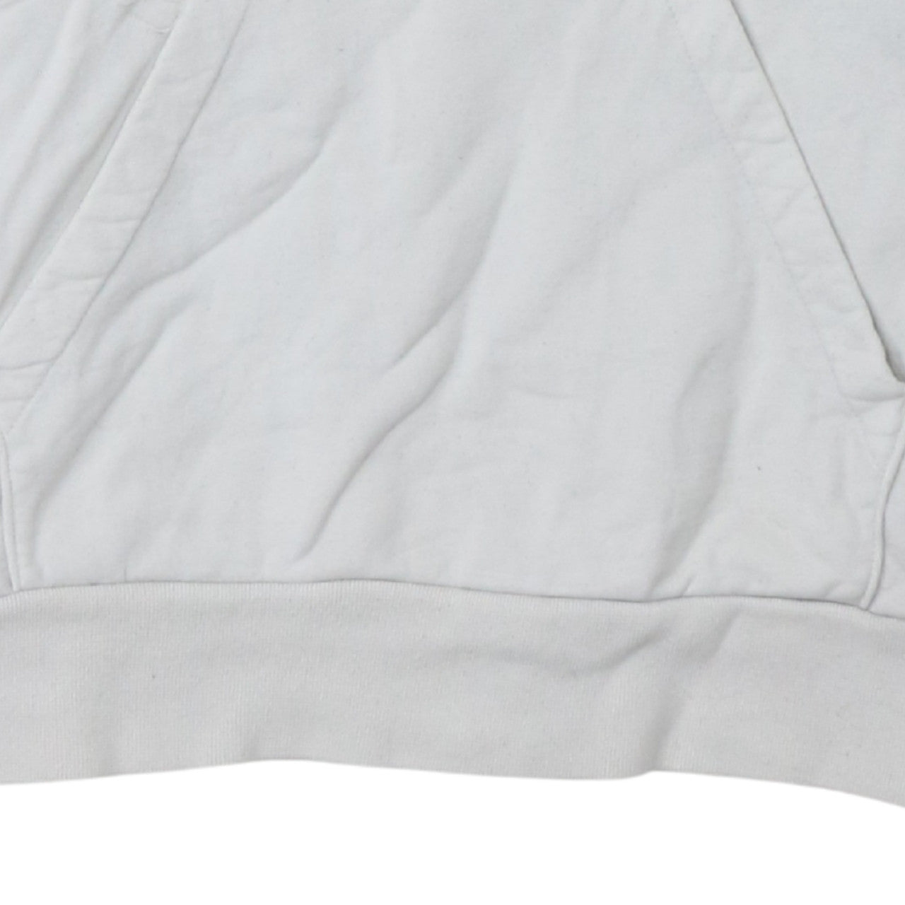 Champion Men's White Pullover Hoodie Medium Logo Stripe