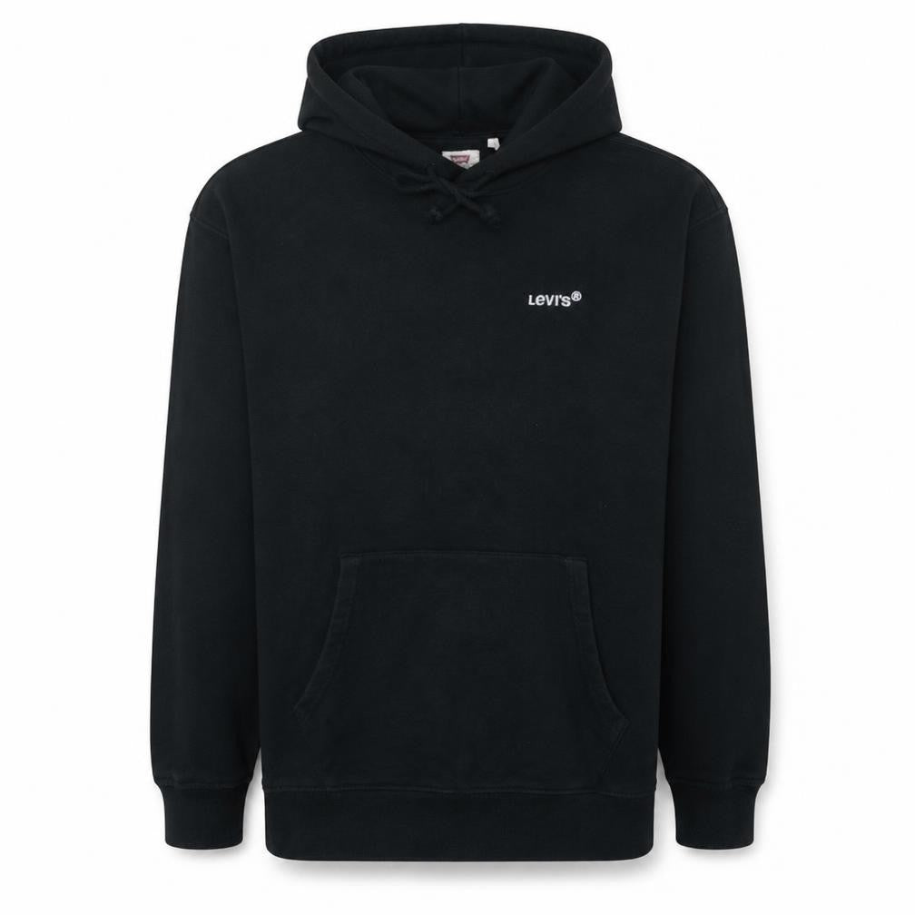 Levi's Men's Black XS Relaxed Fit Pullover Hoodie