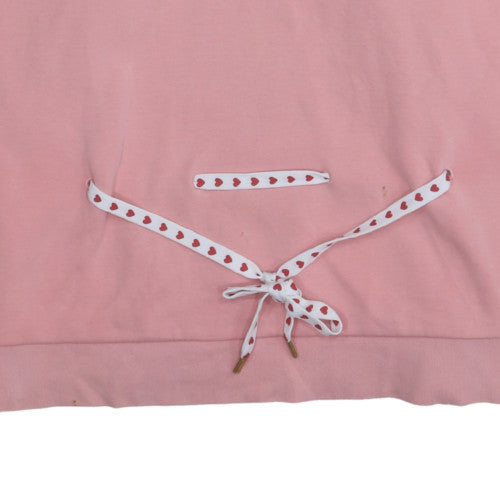 Adidas Womens Pink Hoodie Size 16 Pullover Hooded Sweatshirt