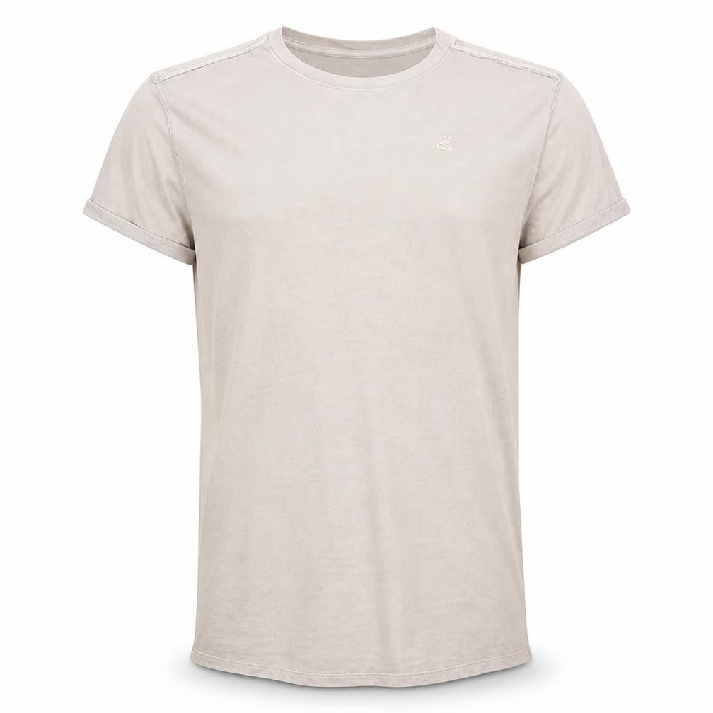 G-Star RAW Men's Beige L Crew Neck Cotton T-Shirt