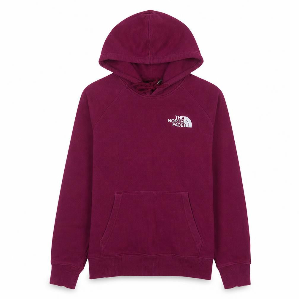 The North Face Womens Purple Pullover Hoodie Size S Cotton Blend
