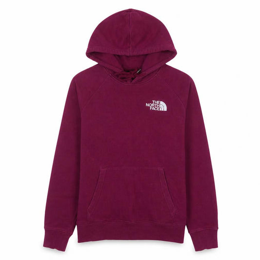 The North Face Womens Purple Pullover Hoodie Size S Cotton Blend