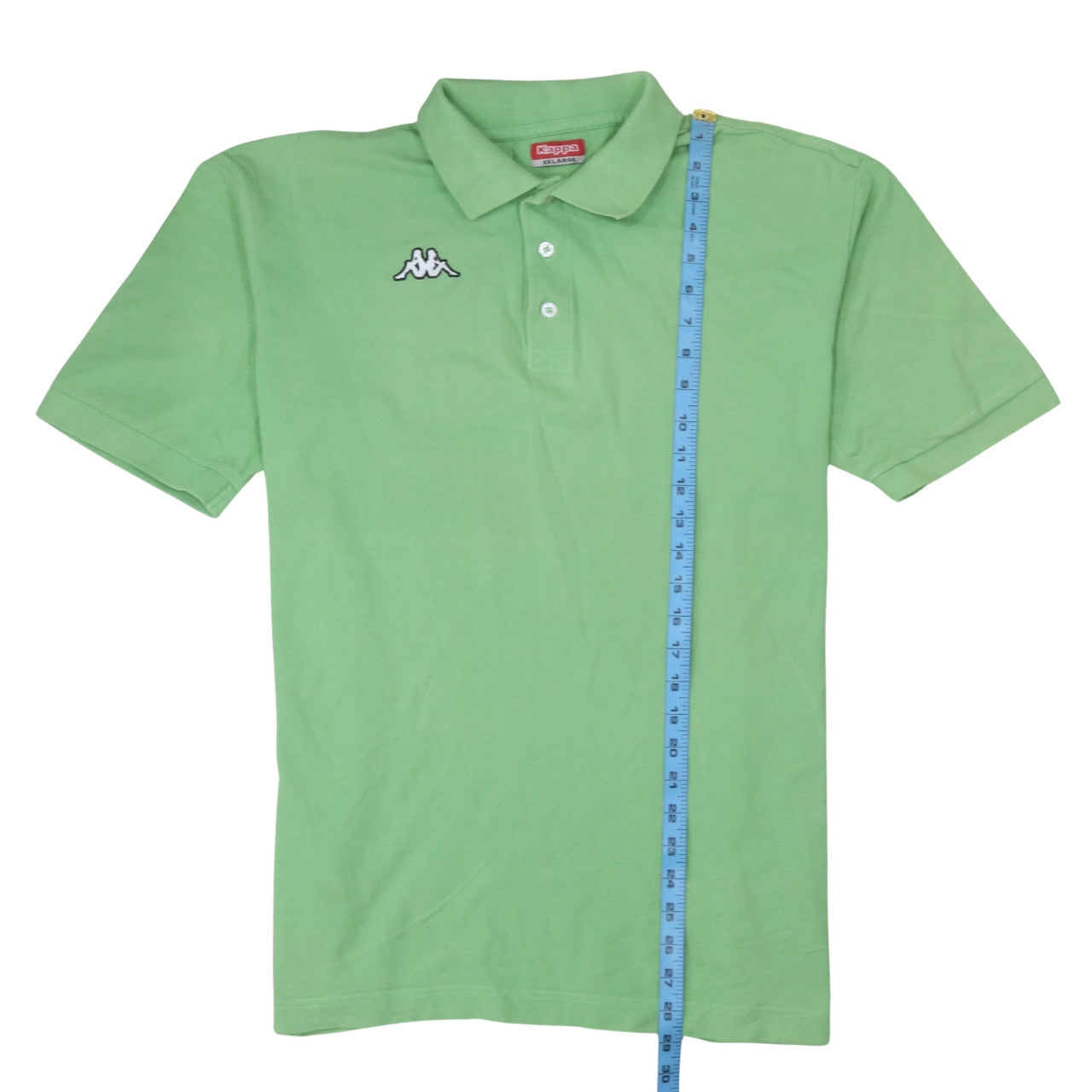 Kappa Men's Green 2XL Polo Shirt Embroidered Logo Casual