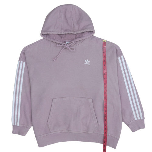 Adidas Women’s Mauve Hoodie Size 12 Pullover Hooded Sweatshirt