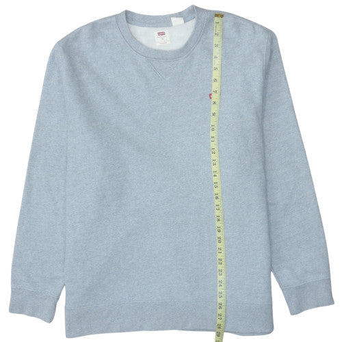 Levi's Men's Grey XL Crew Neck Pullover Sweatshirt