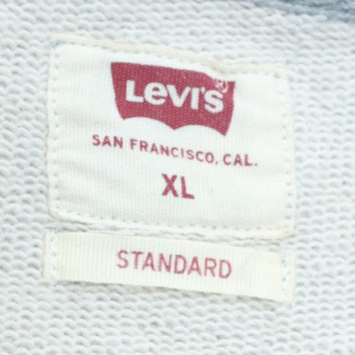 Levi's Men's Grey XL Crew Neck Pullover Sweatshirt