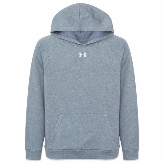 Under Mens Armour Grey Pullover Hoodie L Fleece Sportswear