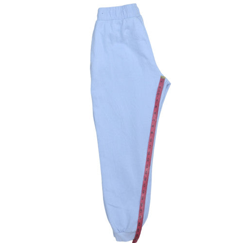 Diesel Women’s Blue Jogger Fleece Sweatpants Size M Elastic Waist
