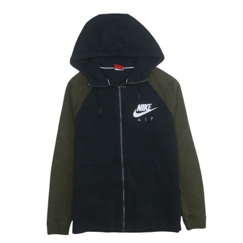 Nike Men's Black Full Zip Hoodie M Sports Fleece Sweatshirt
