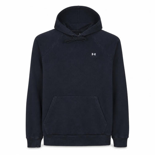Under Armour Men's Black Pullover Hoodie Small Relaxed Fit Fleece