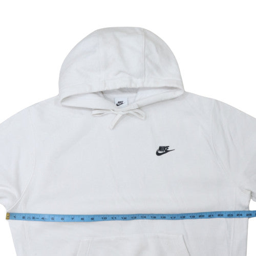 Nike Men's White Pullover Hoodie Size L Regular Fit Sportswear