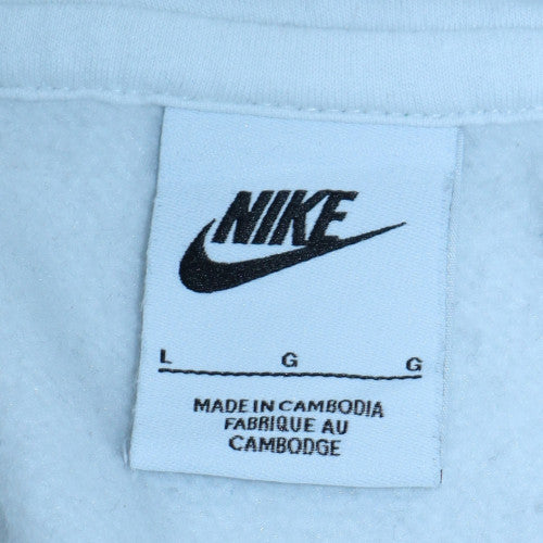 Nike Men's White Pullover Hoodie Size L Regular Fit Sportswear