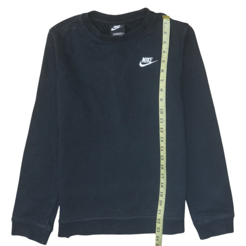 Nike Girls Black XL Fleece Crew Neck Pullover Sweatshirt