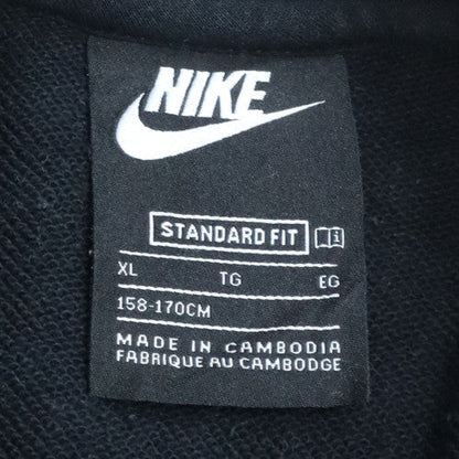Additional view of Nike girls’ black xl fleece crew neck pullover sweatshirt
