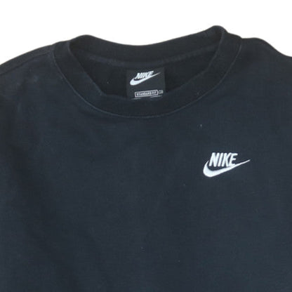 Additional view of Nike girls’ black xl fleece crew neck pullover sweatshirt