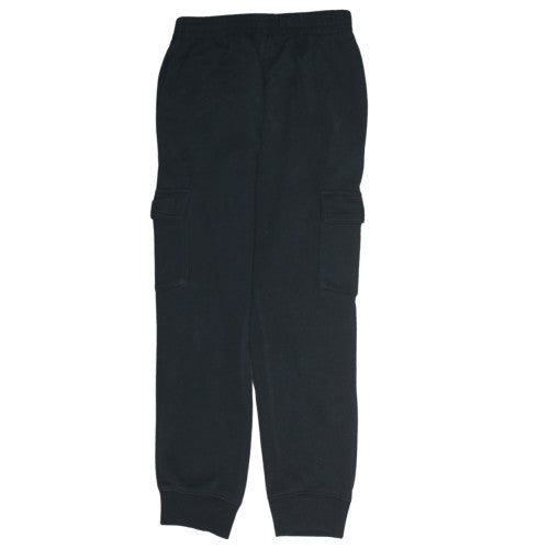 Jordan Boys Black Jogger Trousers 10-12 Years Elastic Waist Fleece