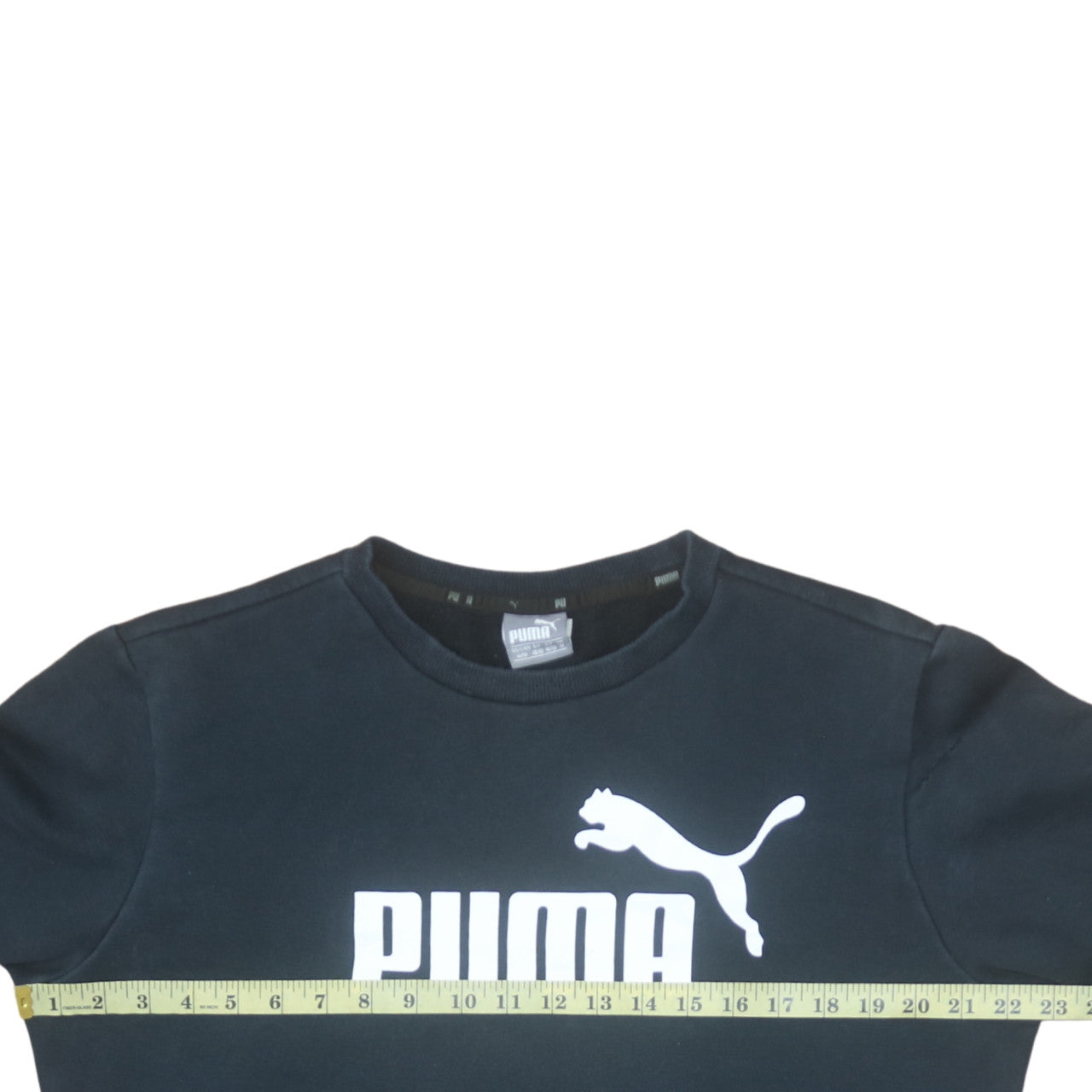 Puma Men's Black Crew Neck Pullover Sweatshirt M