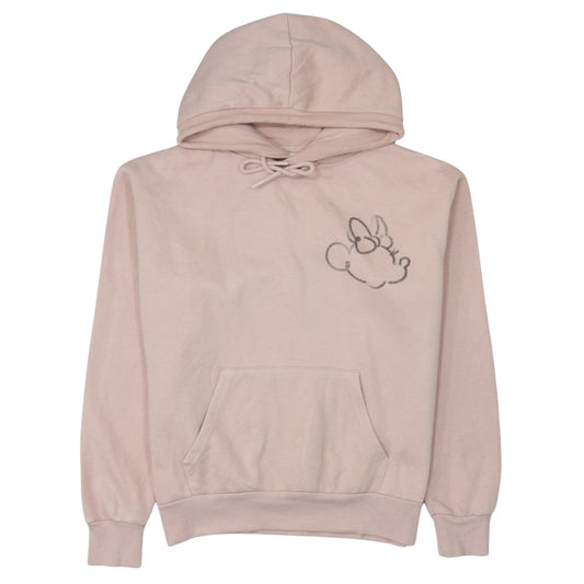 Disney Primark Cares Women's Pink Minnie Hoodie Size 10/12 Cotton Blend