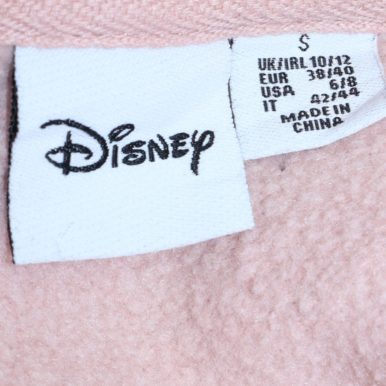 Disney Primark Cares Women's Pink Minnie Hoodie Size 10/12 Cotton Blend