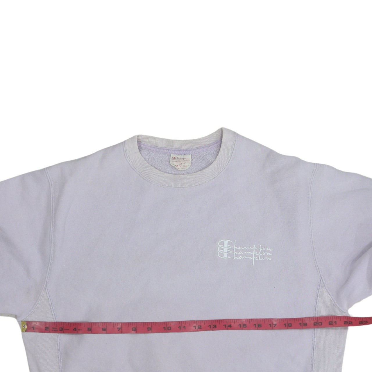 Champion Women’s Lilac Reverse Weave Sweatshirt Medium Cotton Blend