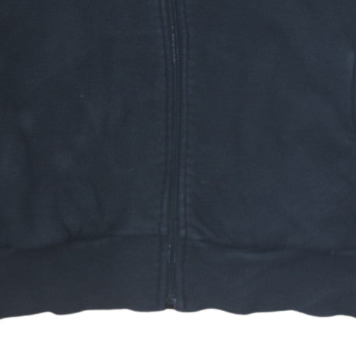 Ellesse Womens Black Full Zip Hoodie UK 8 Cotton Blend Casual
