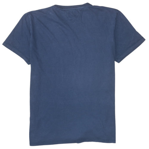 Tommy Jeans Men's Navy Blue Cotton Crew Neck T-Shirt Size L