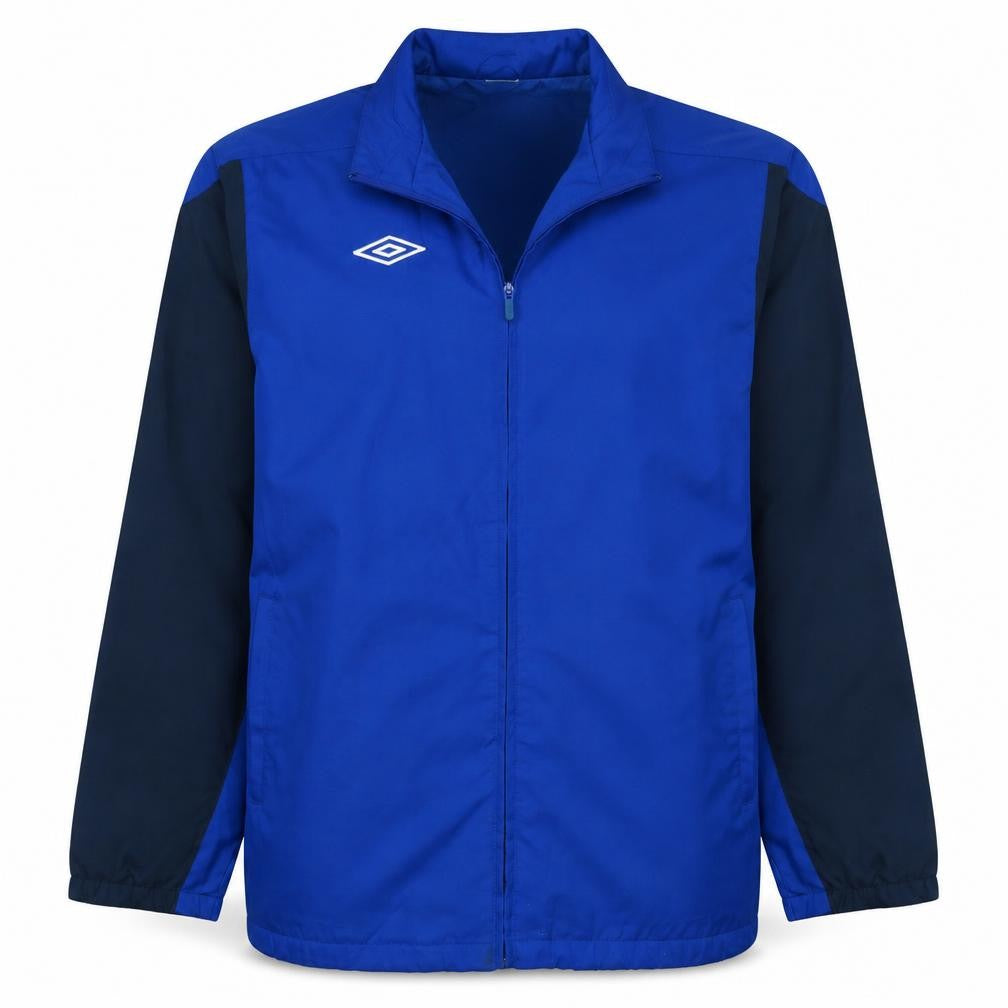 Umbro Men's Blue Track Jacket Size L Polyester Zip Front