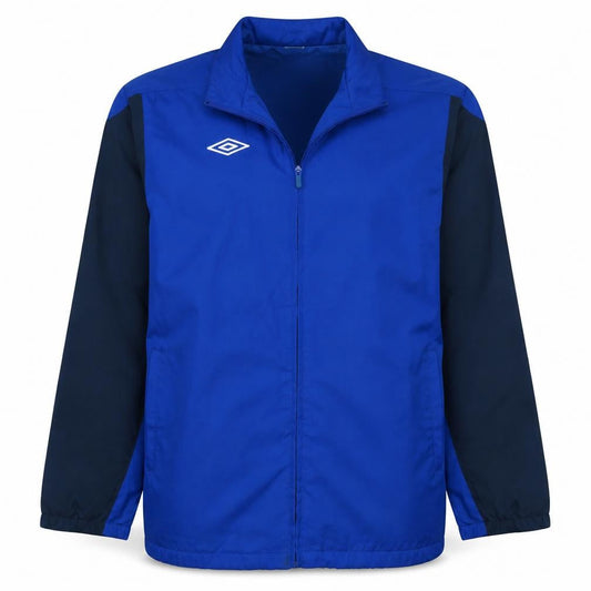 Umbro Men's Blue Track Jacket Size L Polyester Zip Front