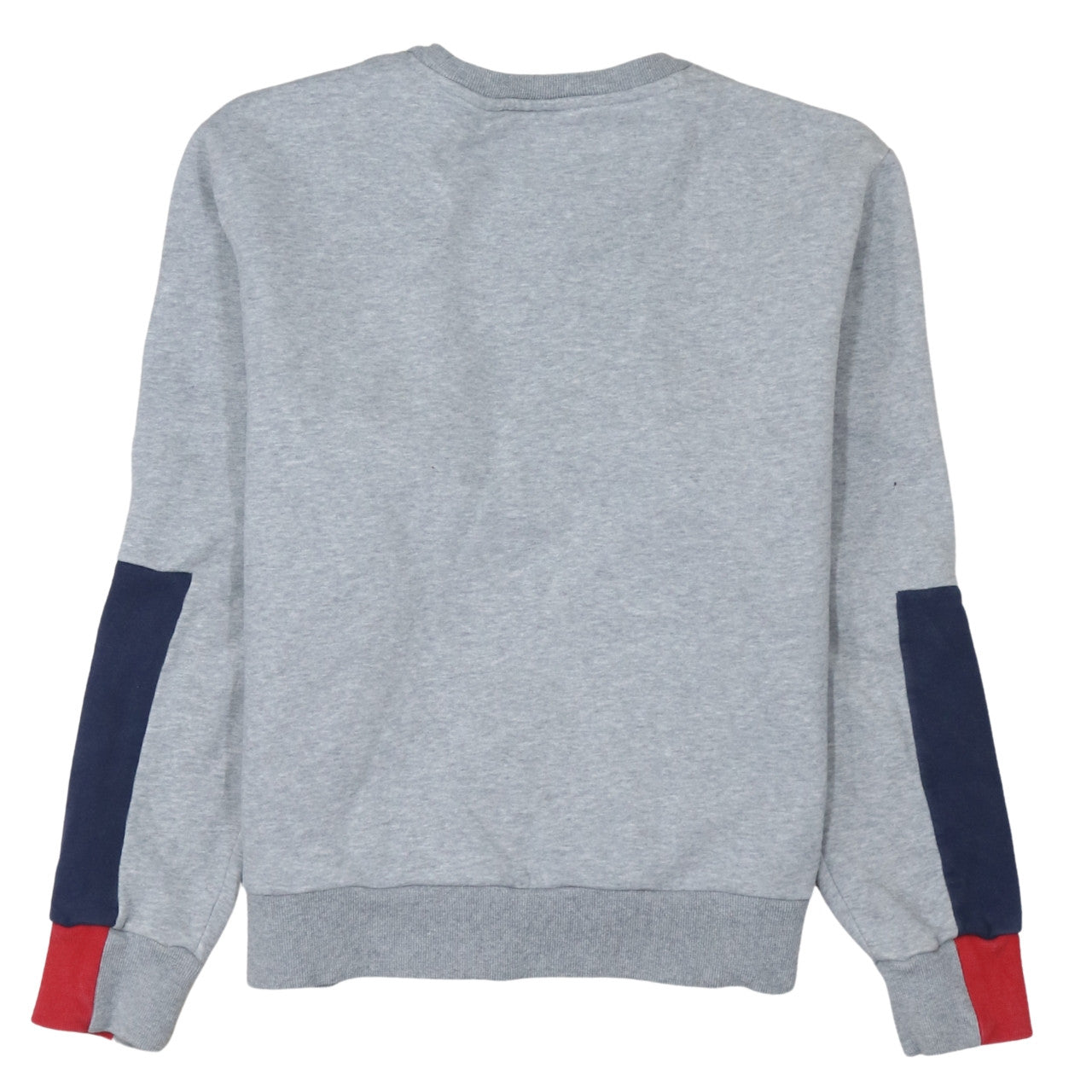 Fila Womens Grey Regular Fit Crew Neck Logo Pullover Sweatshirt L