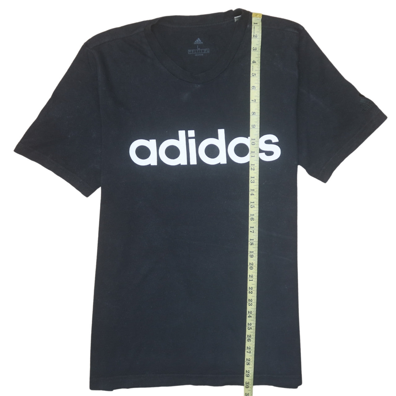 adidas Men's Black Large Graphic Logo Short Sleeve T-Shirt