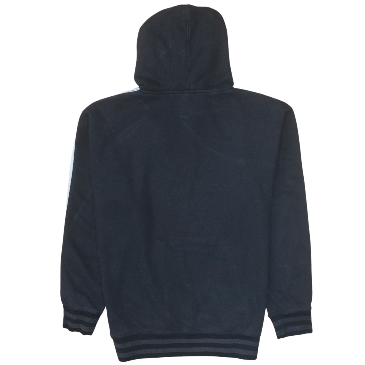Champion Women Small Black Pullover Hoodie with Logo Tape Detail