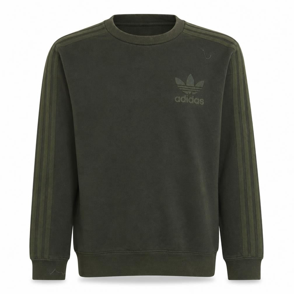 adidas Men's Green Crew Neck Sweatshirt XS Regular Fit Pullover