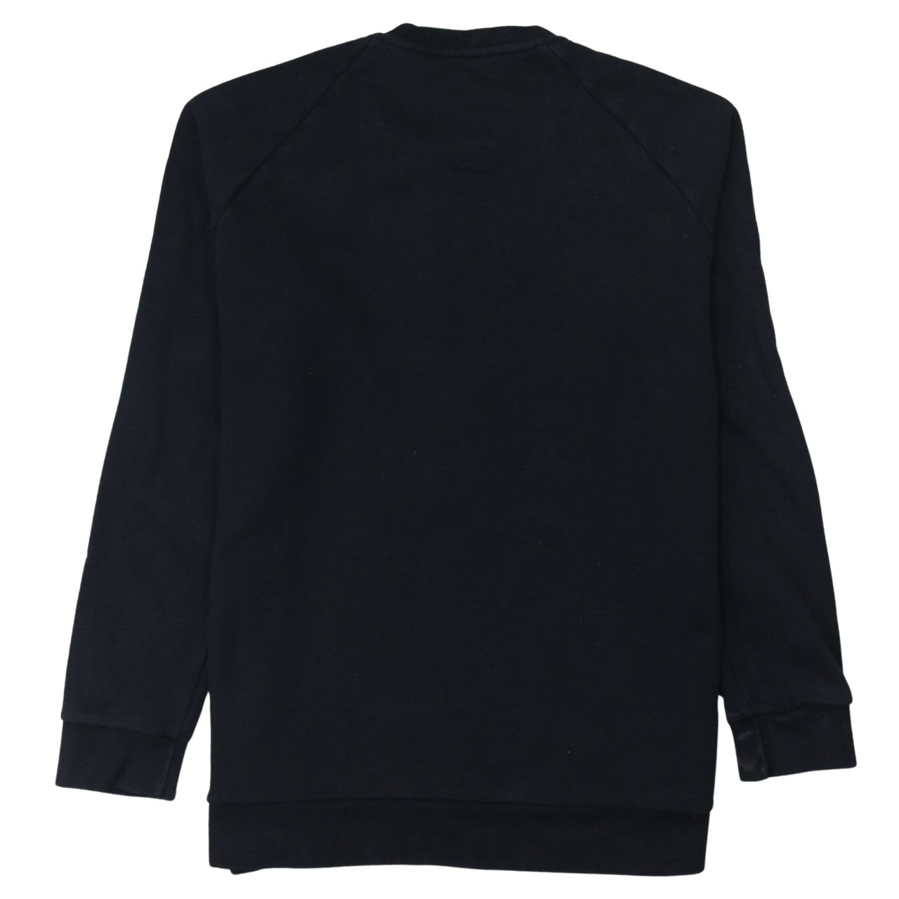 Adidas Men’s Black Pullover Sweatshirt L Crew Neck Logo Fleece