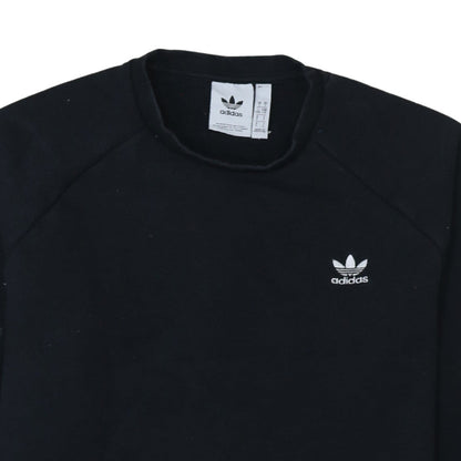Additional view of Adidas Men’s Black Pullover Sweatshirt L Crew Neck Logo Fleece