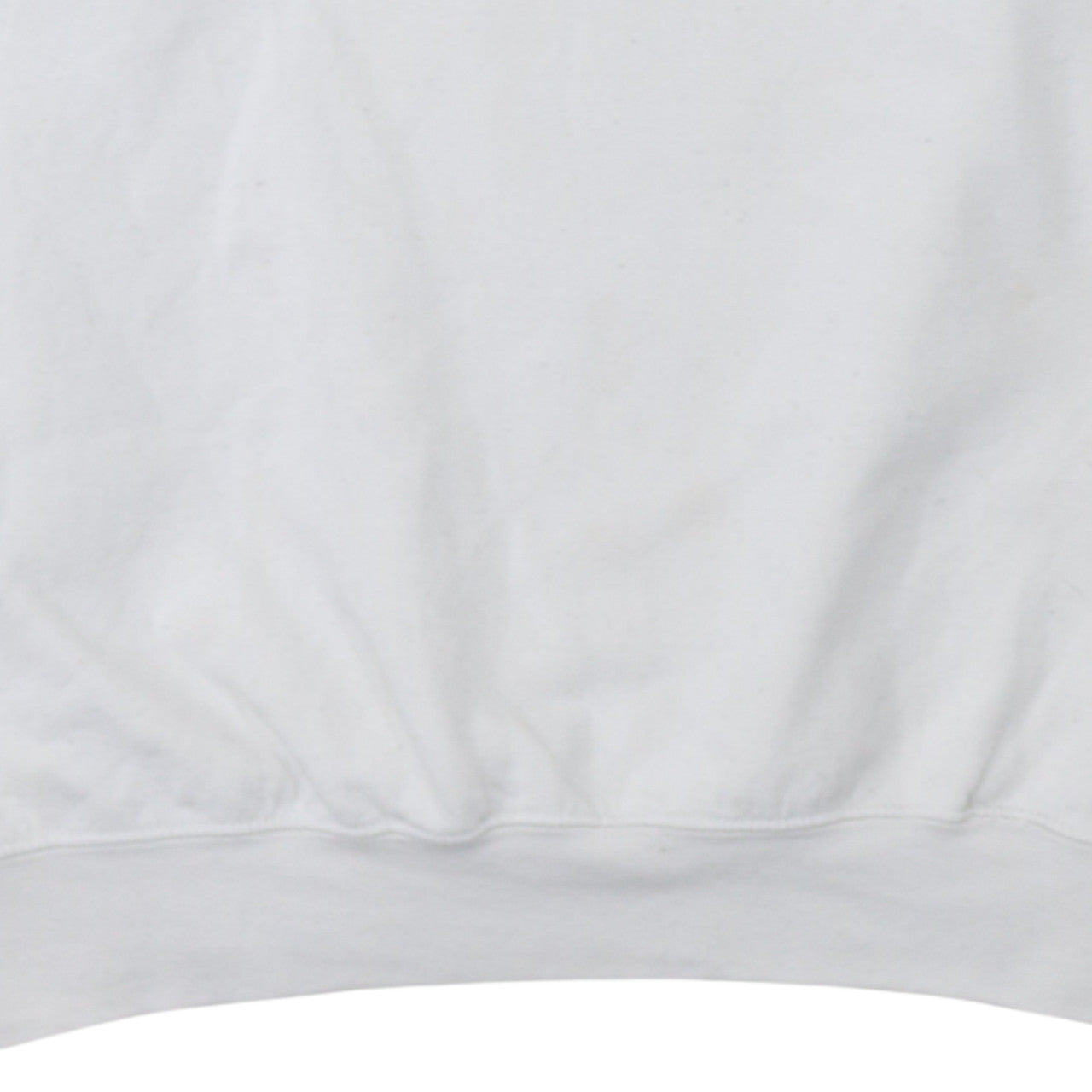Gildan Women White Graphic Print Pullover Sweatshirt L