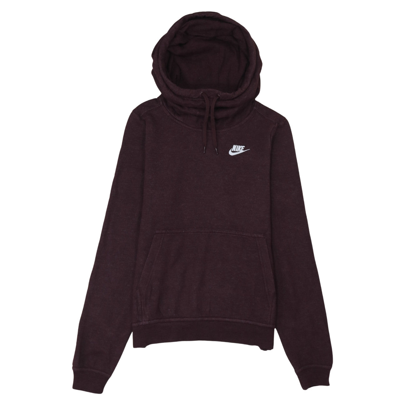 Nike Women's Burgundy Pullover Hoodie XS Cotton Blend Fleece
