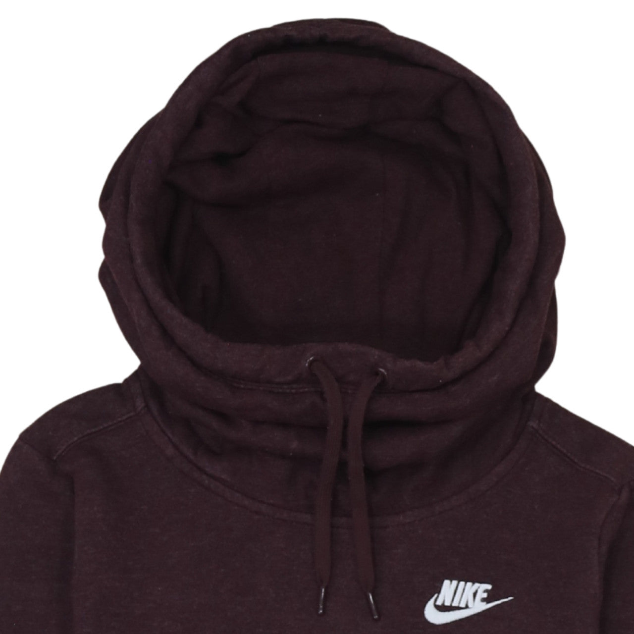 Nike Women's Burgundy Pullover Hoodie XS Cotton Blend Fleece