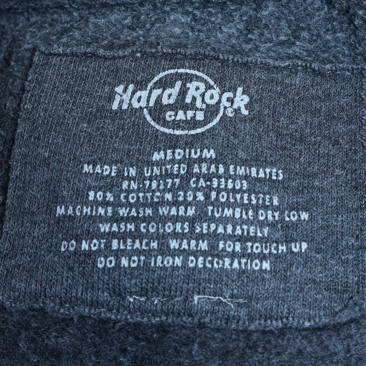 Hard Rock Cafe Madrid Women's Black Pullover Sweatshirt Medium