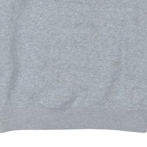 Fila Mens Grey XL Pullover Sweatshirt Logo Crew Neck Fleece