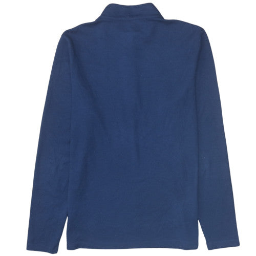 Nike Men's Blue Dri-FIT 1/4 Zip Long Sleeve Sweatshirt M