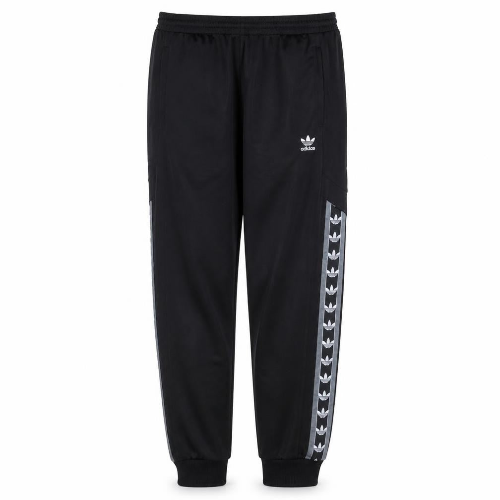 Adidas Mens Black Jogger Sweatpants L Elastic Waist Pockets Casual