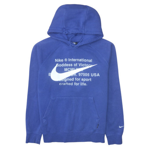 Nike Men's Blue Pullover Hoodie M Sports Fleece Sweatshirt