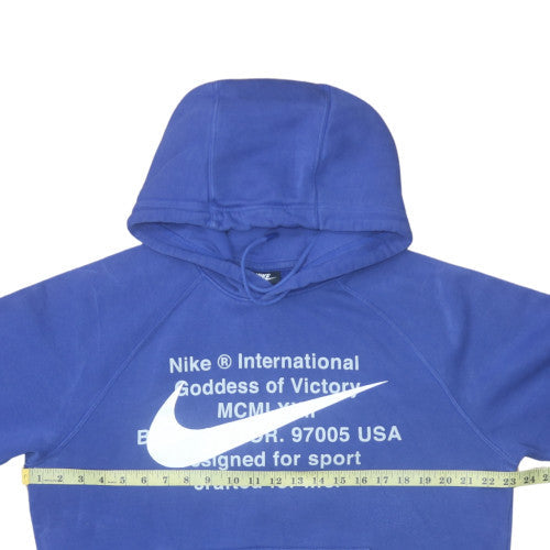 Nike Men's Blue Pullover Hoodie M Sports Fleece Sweatshirt