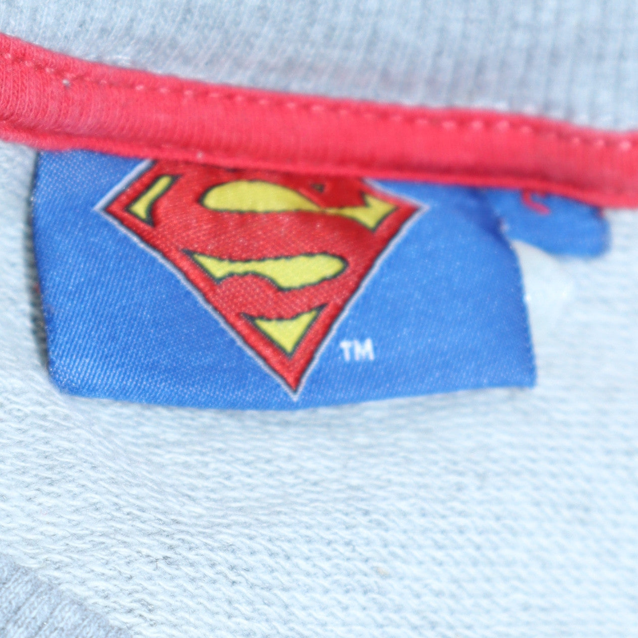 Cedarwood State Men’s Grey Superman Logo Pullover Sweatshirt Size S