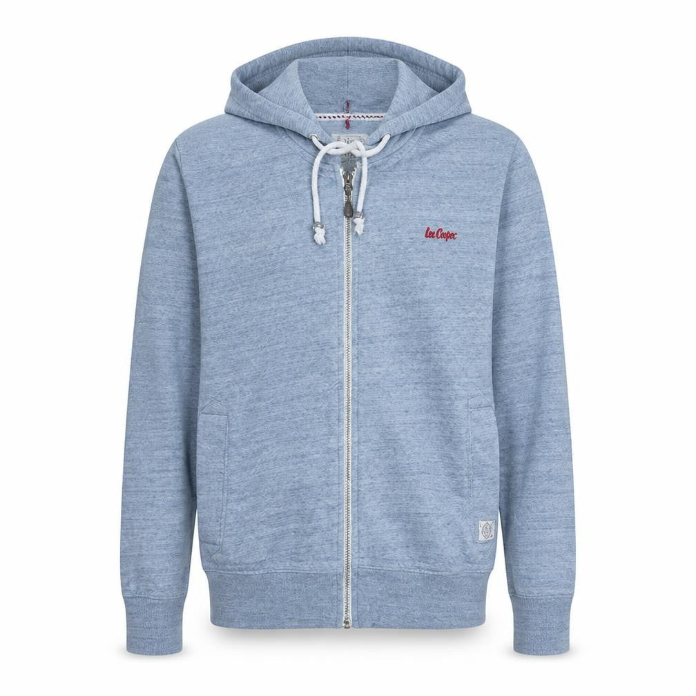 Lee Cooper Men's Blue Full Zip Hoodie Size M Classic Fit